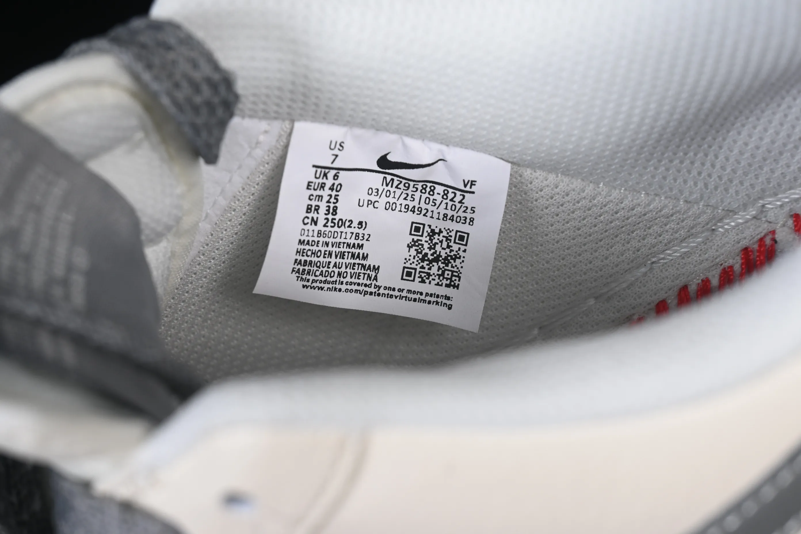 All categories Nk Air Force 1 Air Force series Nk Air Force 1 Low Air Force low-top Nike Air Force 1'07 Low Year of the Horse limited edition Wu Ma rice gray red Air Force 1 low-top casual sneakers MZ9588-822